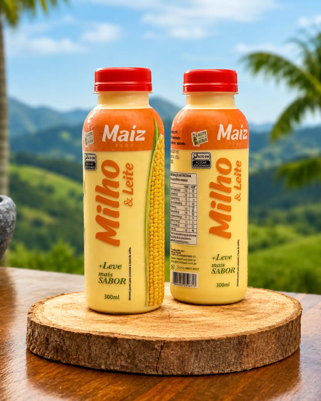 suco milho leite maiz food franquia